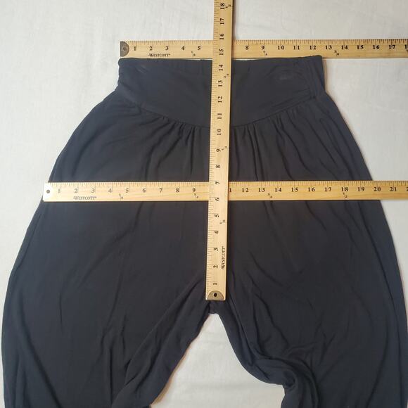 Maeve Anthropologie Women's Size XS Jersey Knit Wide Leg Pants Black - Picture 8 of 9